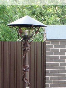 Ліхтарі садові ковані